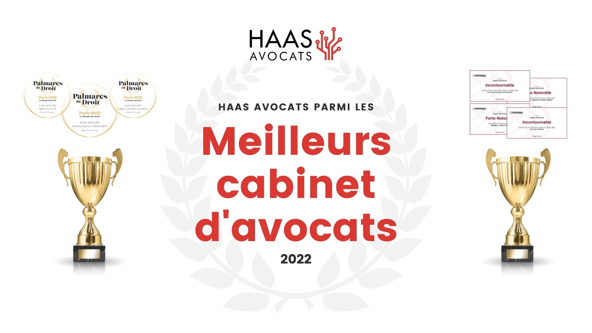 HAAS Avocats Parmi Les Meilleurs Cabinets D'avocats IT/IP En 2022